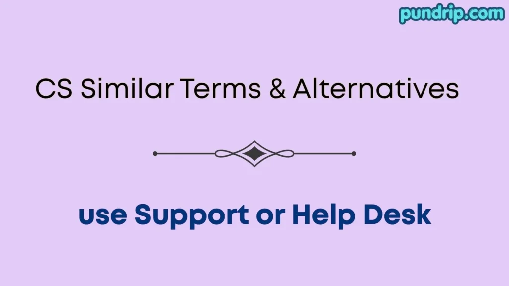 CS Similar Terms & Alternatives 