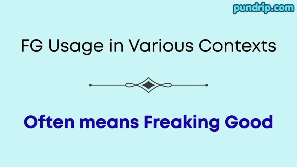 fg Usage in Various Contexts