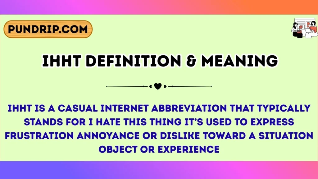 ihht Definition & Meaning