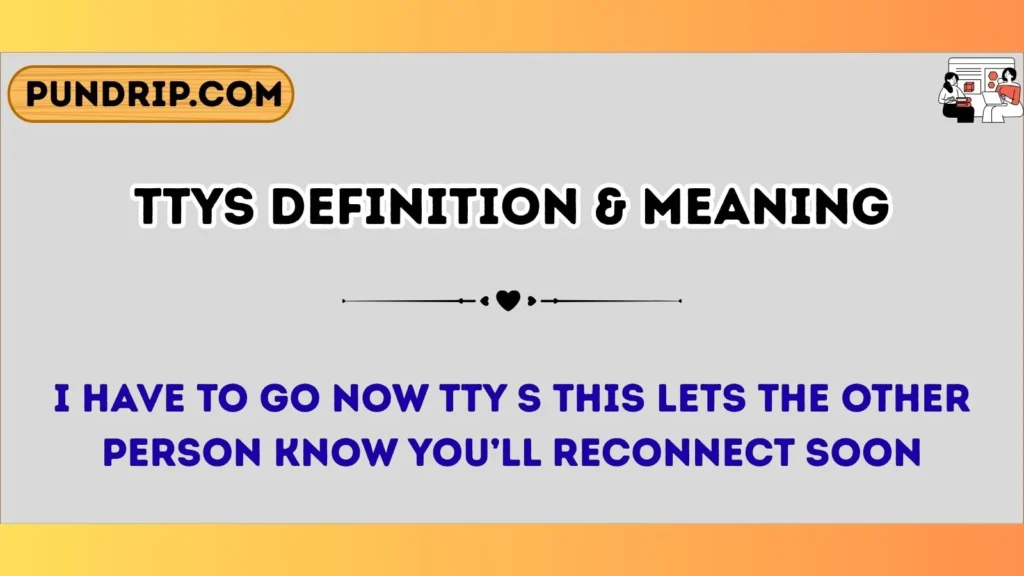 ttys Definition & Meaning