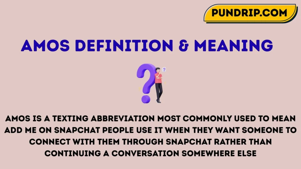 Amos Definition & Meaning