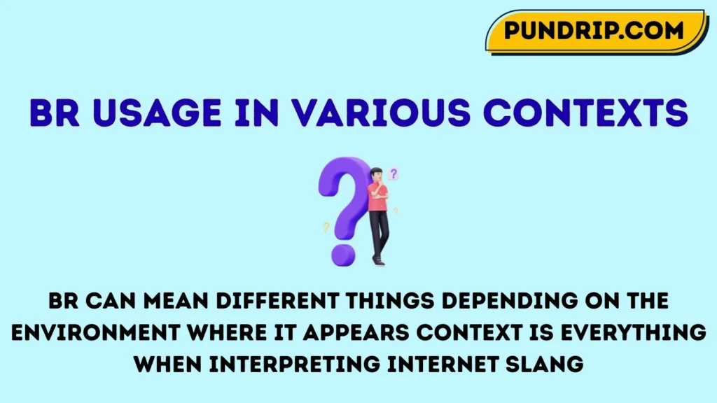 br Usage in Various Contexts