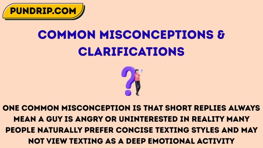 Common Misconceptions & Clarifications