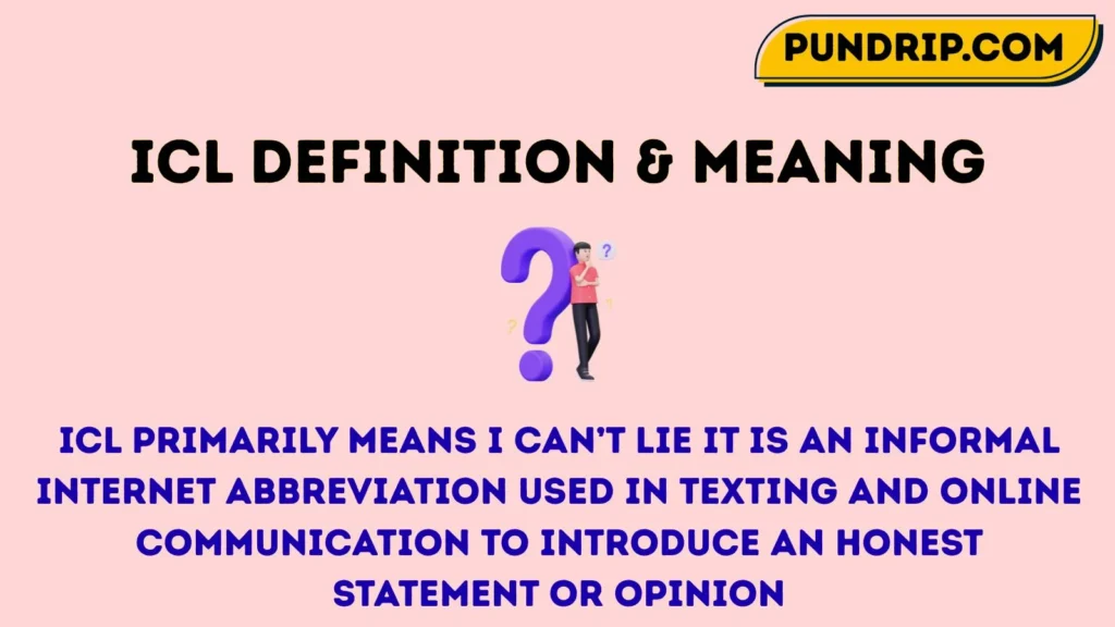Icl Definition & Meaning