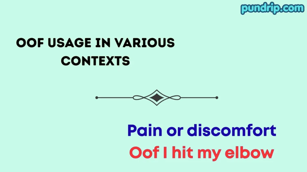 oof Usage in Various Contexts
