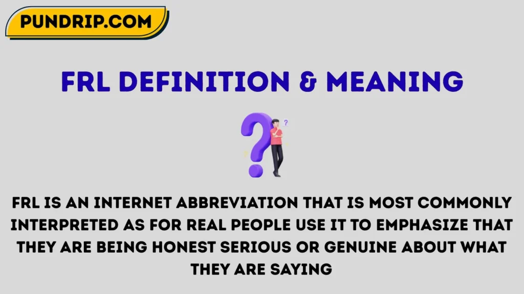Frl Definition & Meaning