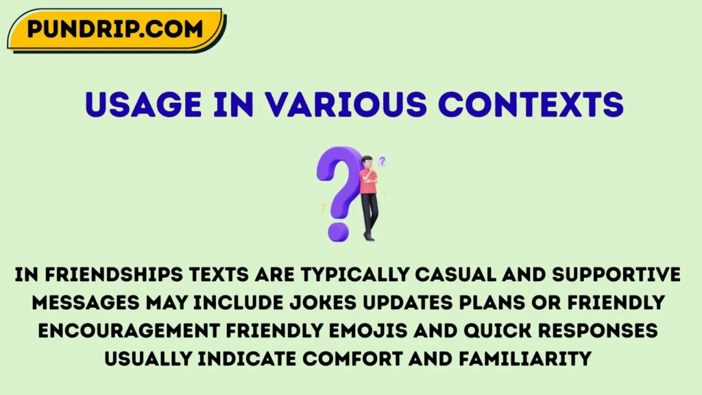 Usage in Various Contexts