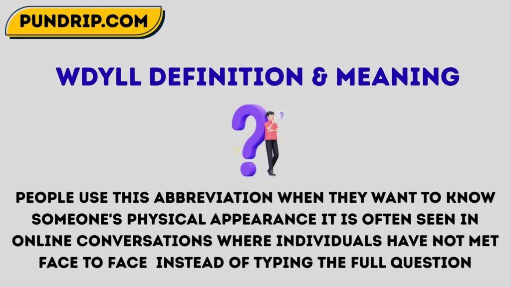 Wdyll Definition & Meaning