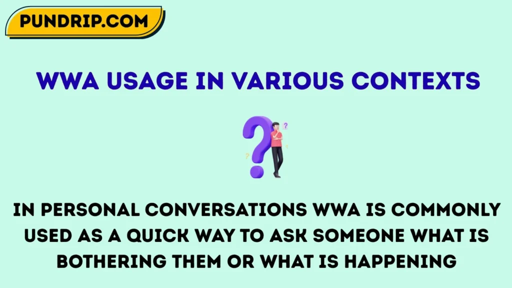 wwa Usage in Various Contexts
