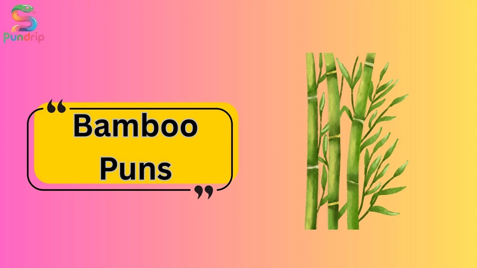 Bamboo Puns