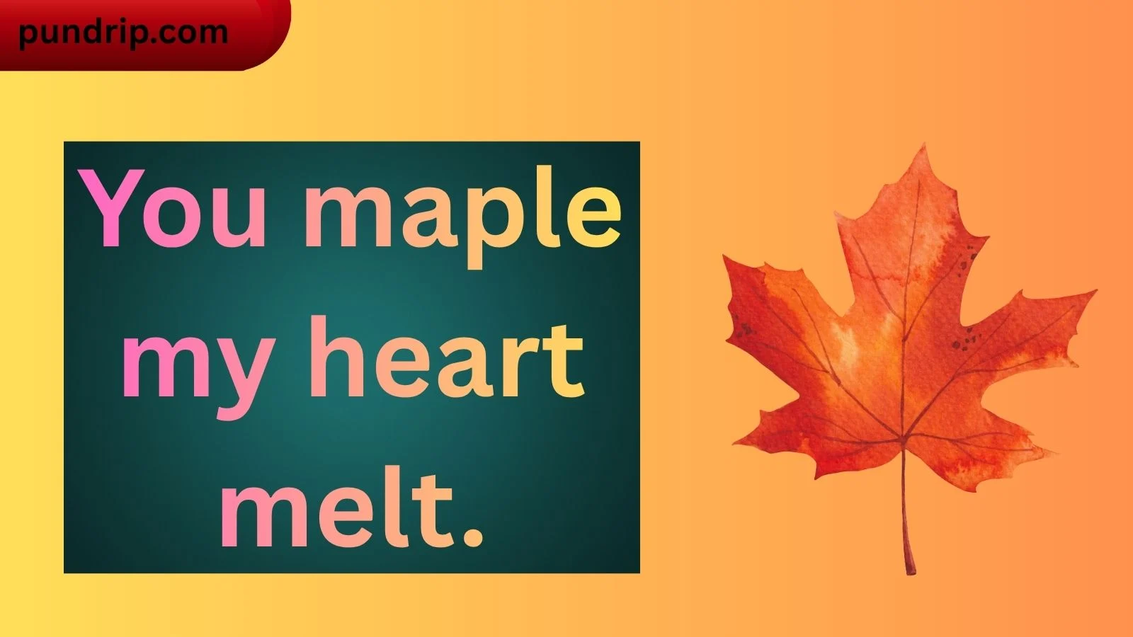 maple puns