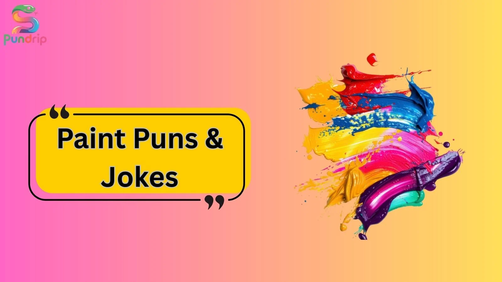 Paint Puns & Jokes