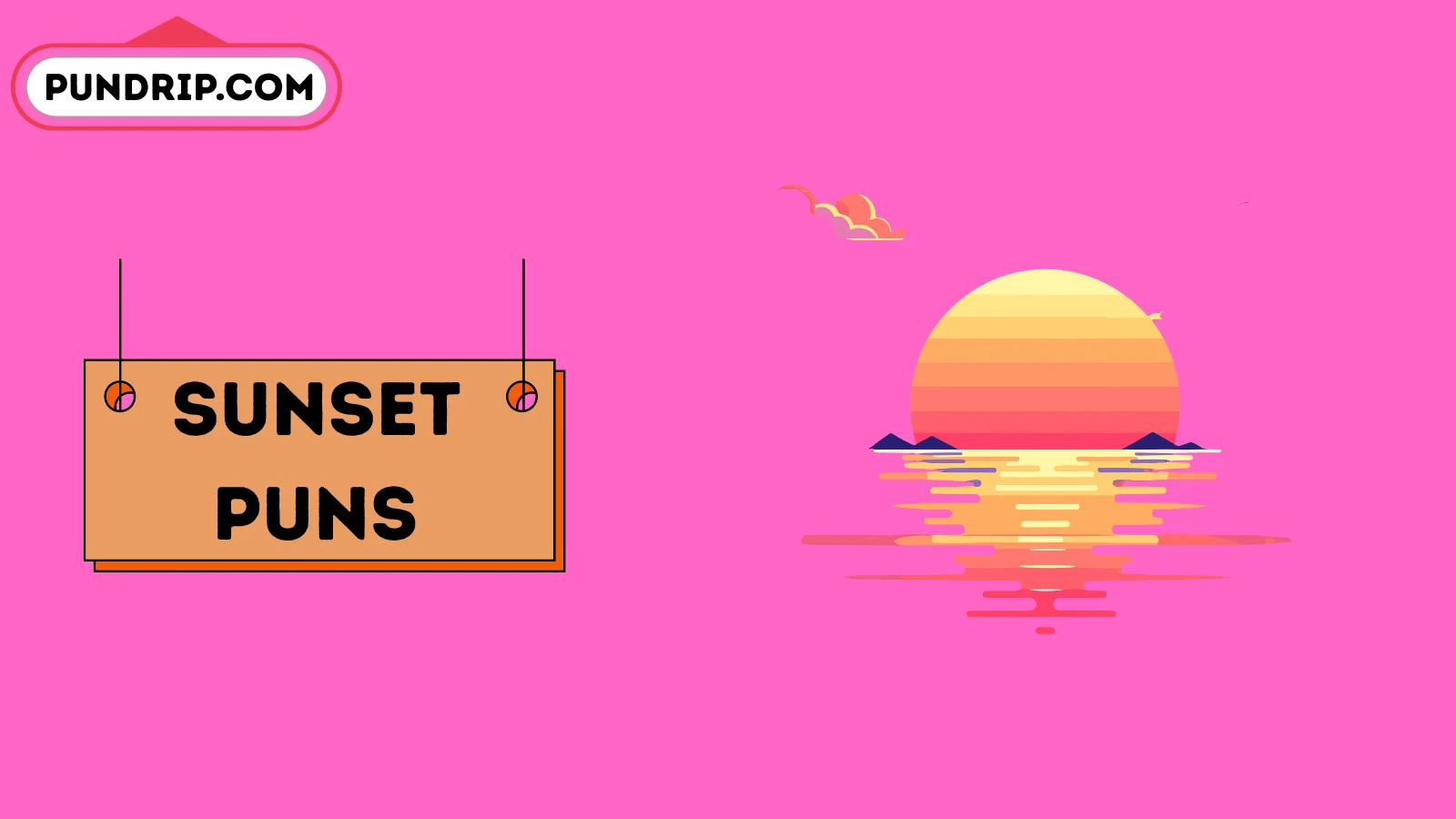 sunset puns