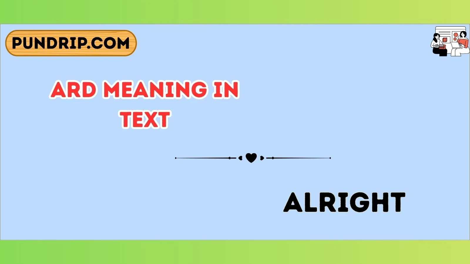 ARD Meaning in Text