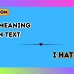 ihy meaning in text