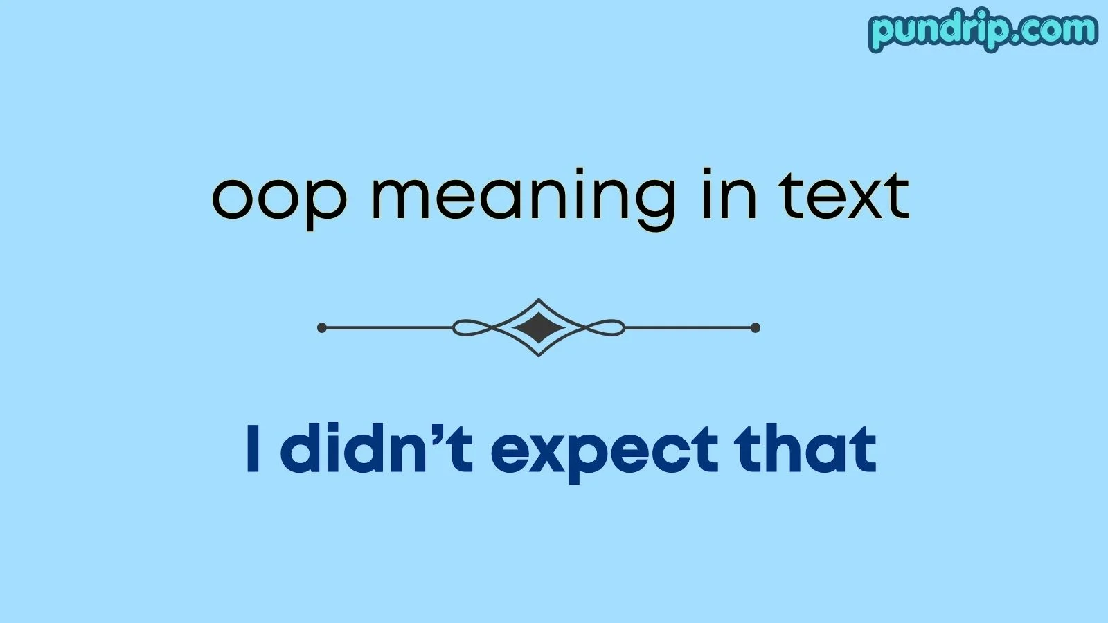 oop meaning in text