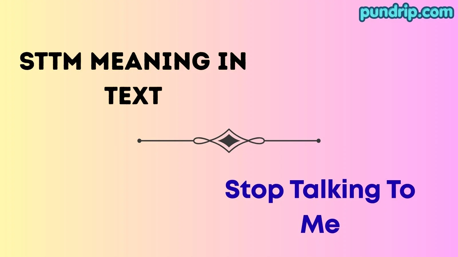 STTM meaning in text