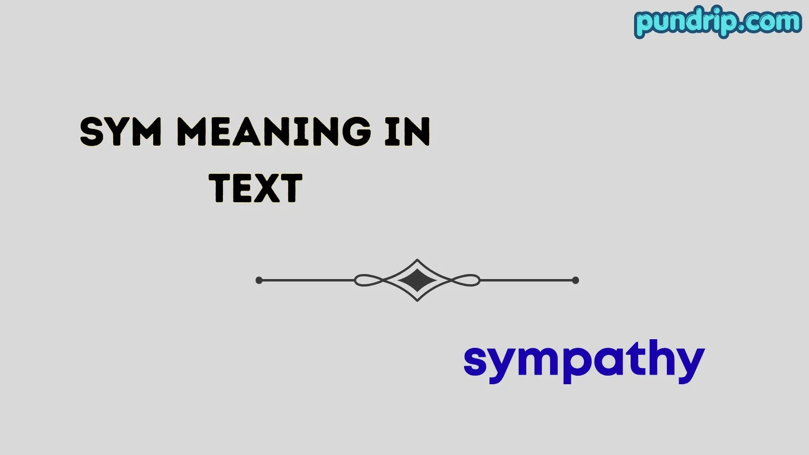 sym meaning in text