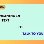 ttys meaning in text