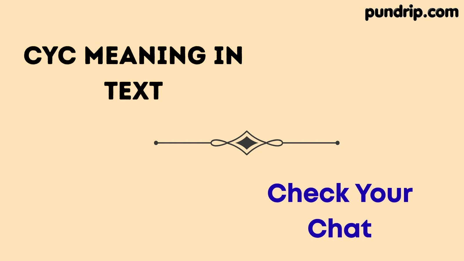 cyc meaning in text