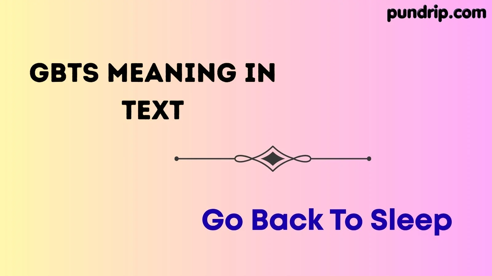 GBTS meaning in text