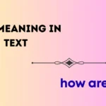 hwy meaning in text
