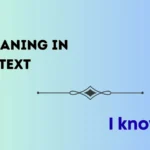 ik meaning in text