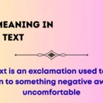 oof meaning in text