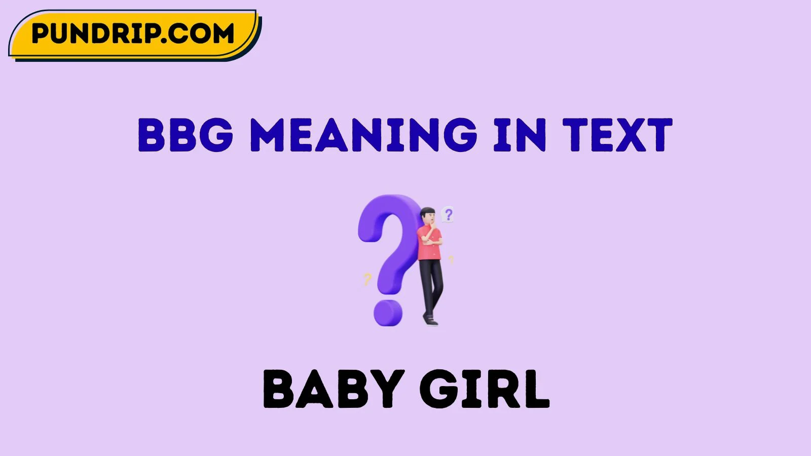 bbg meaning in text