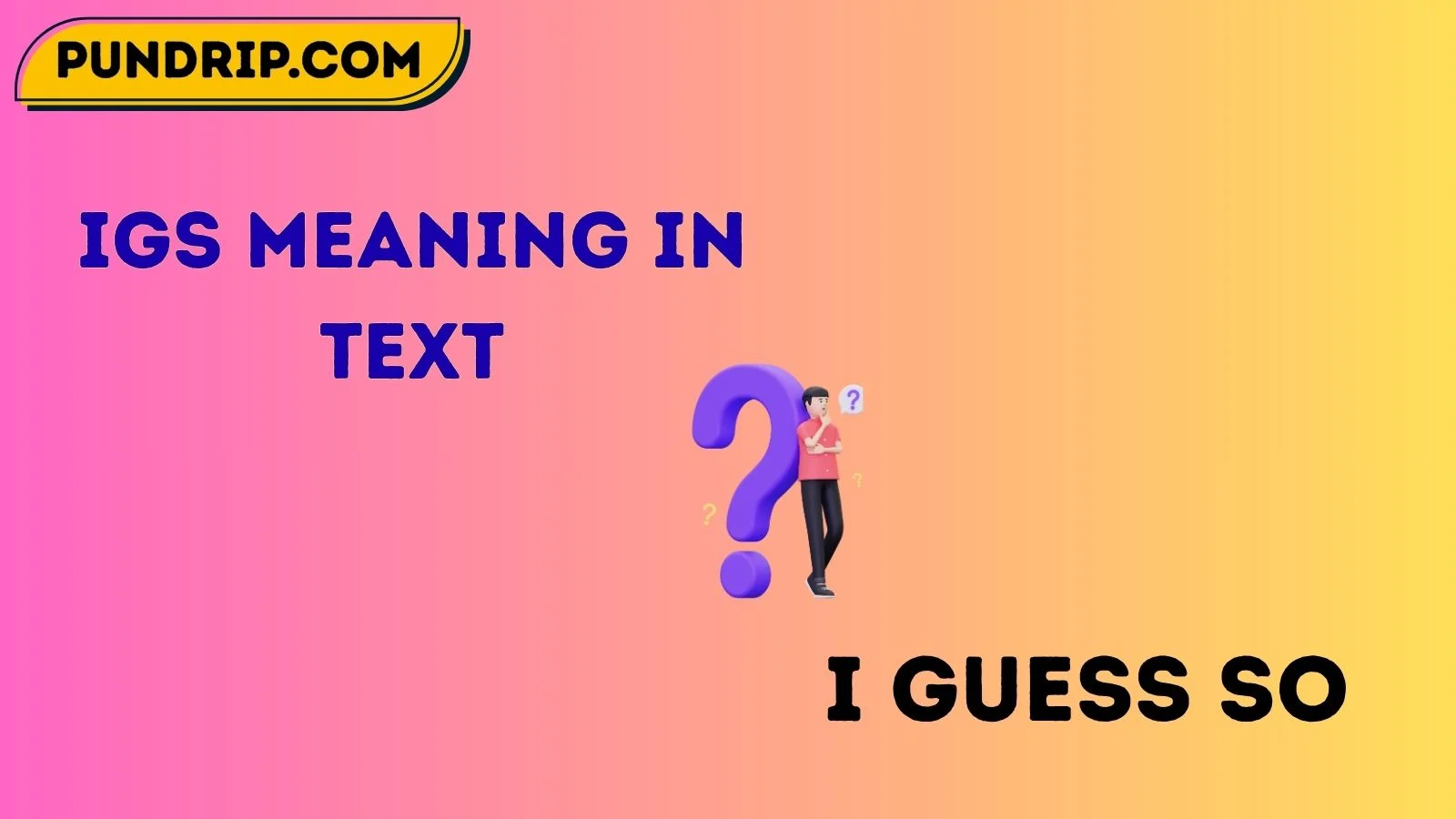 IGS meaning in text
