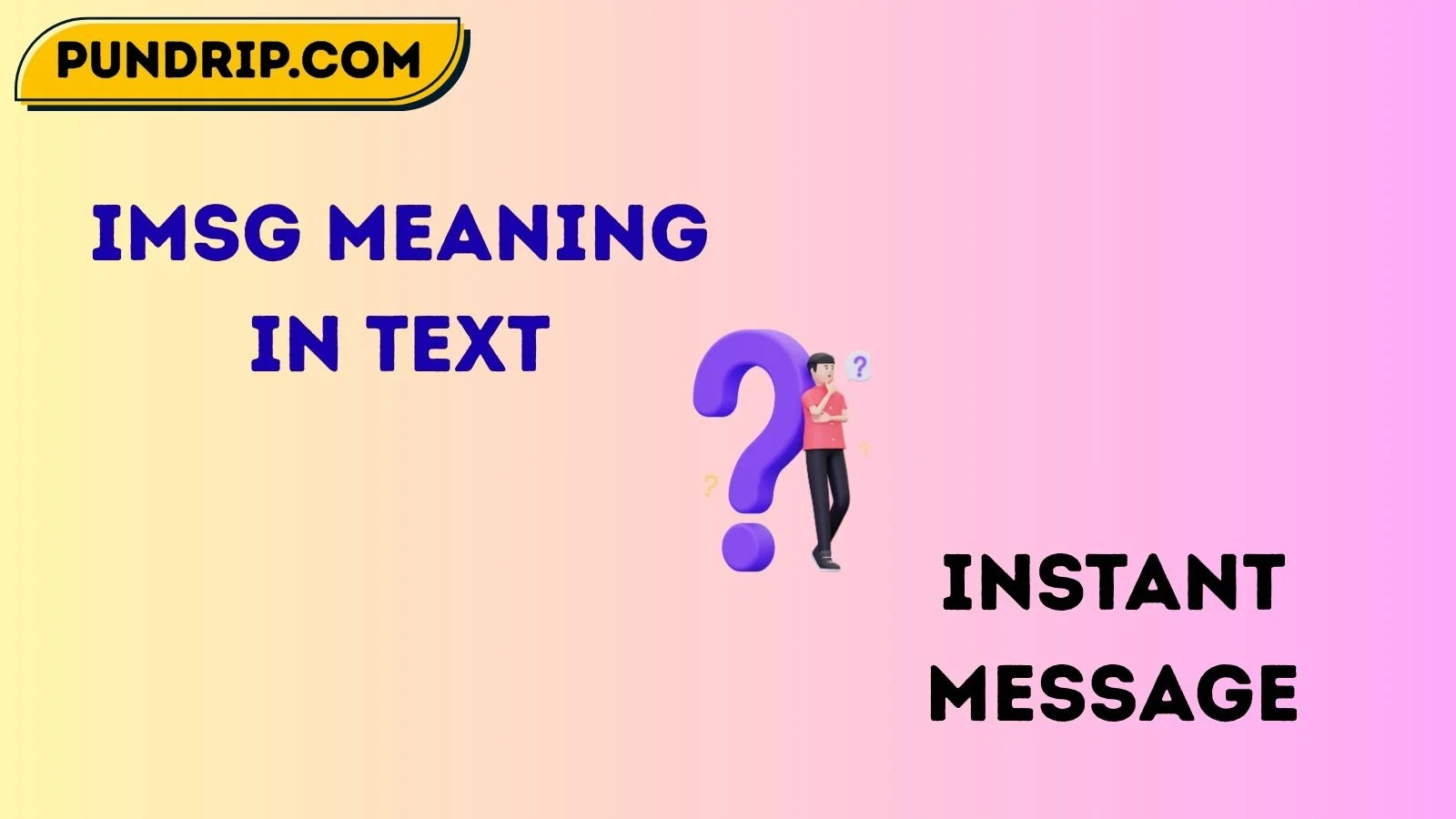 imsg meaning in text