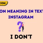 ion meaning in text instagram